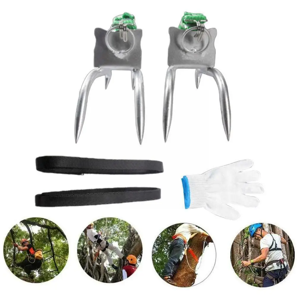 

Tree Climbing Tool Pole Climbing Spikes For Hunting Shoes Tree Steel Climbing Simple Picking Observation Fruit Use S9I0