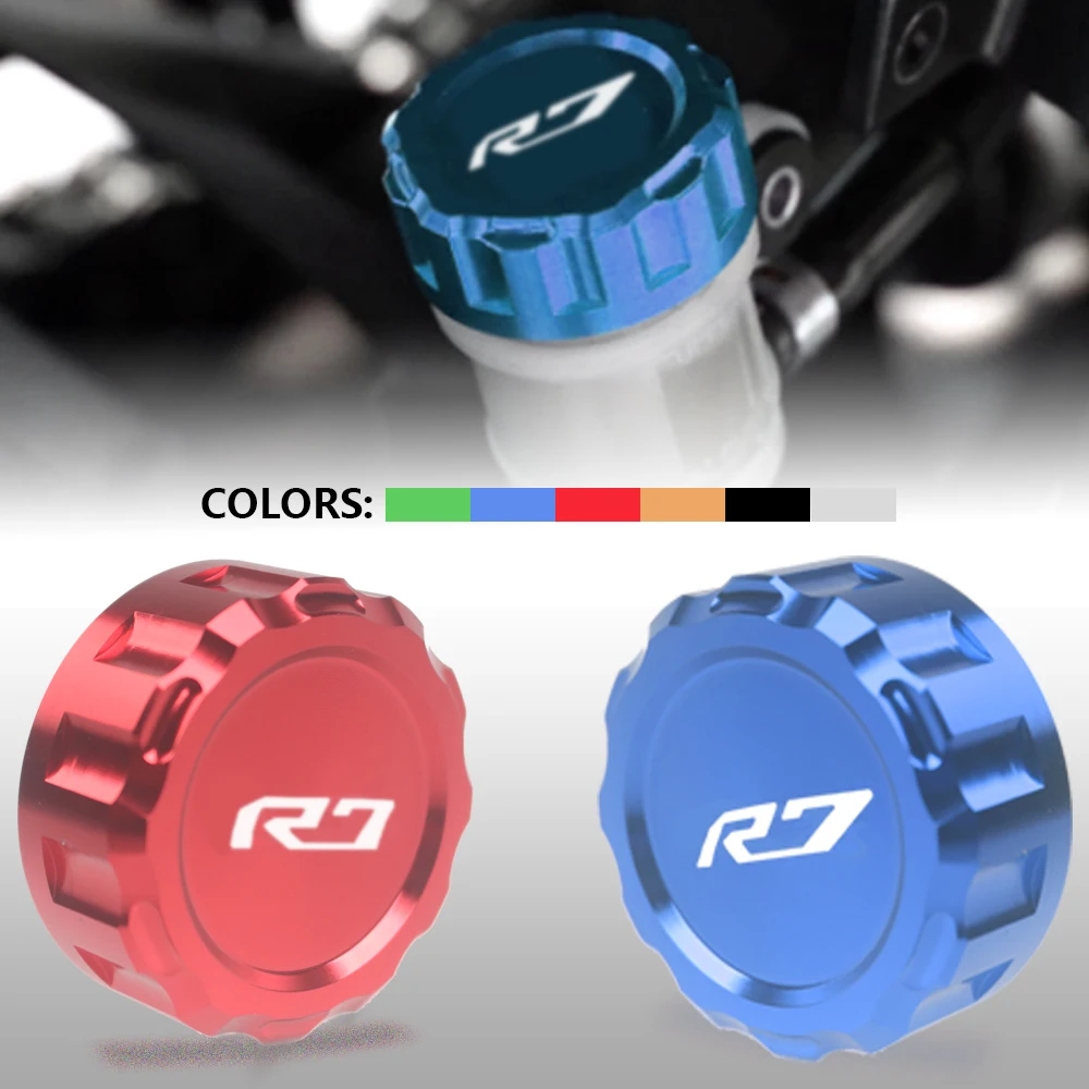 

Motorcycle Accessories Front&Rear Brake Reservoir Fluid Cover For Yamaha R7 2022 YZF R7 YZF-R7 2021-2022