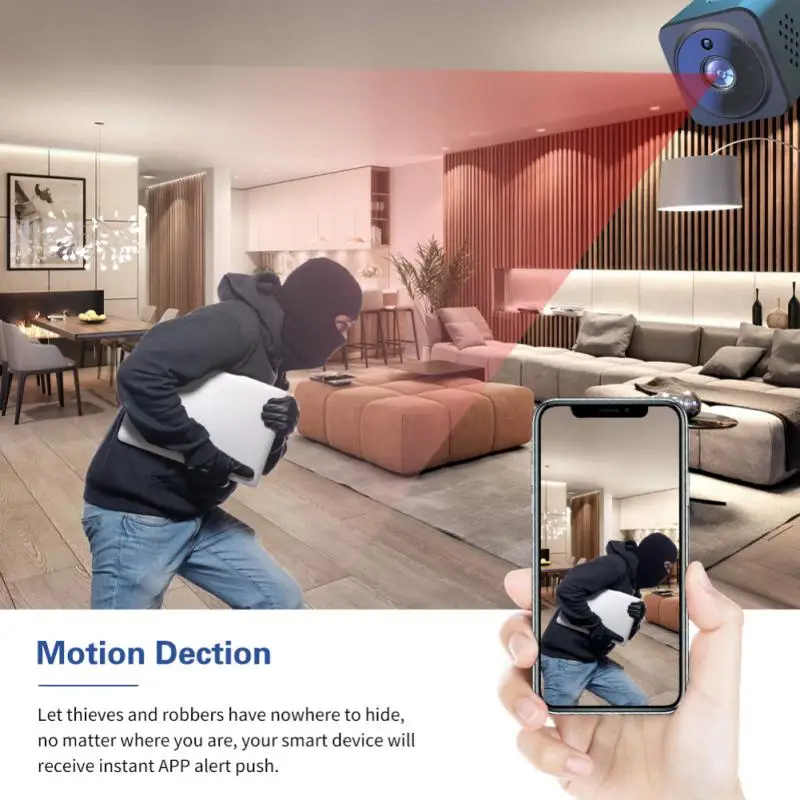 

1080p Cctv Camera Two Way Intercom Audio Video Recorder Ip Cam Baby Monitor 600mah Surveillance Small Square Camera Mini Camera