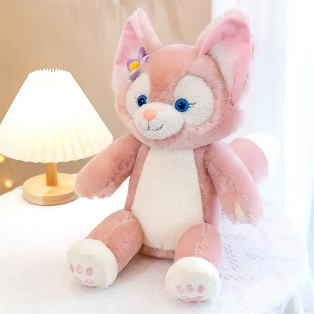 

Children Small Pink Fox-shape Doll 40cm/55cm/70cm/90cm Birthday Gift Plush Toy For Girls Boys Pp Cotton Filling Soft Plush Doll