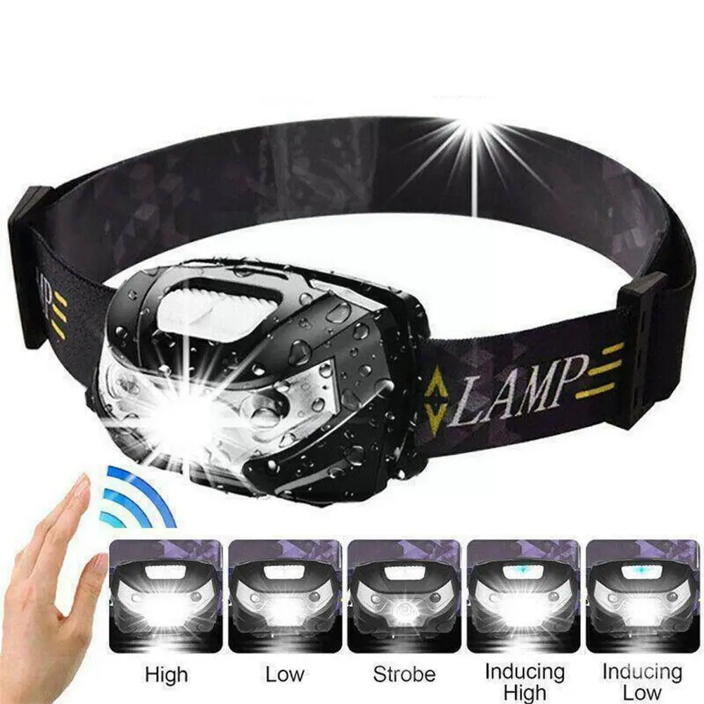 

Led Lamp Powerfull 6000lms Usb Rechargeable Body Sensor Motion Light Flashlight Camping Fishing Light Lamps To G1i8