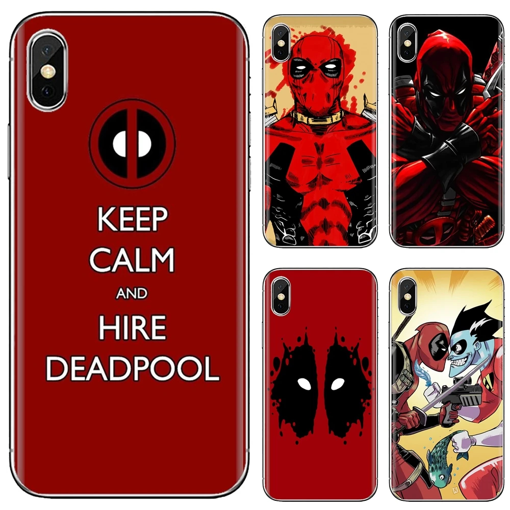 Силиконовый чехол для телефона с Аниме Мстители Дэдпул Oppo realme 6 7 i c3 Huawei Mate 20 9 10 40