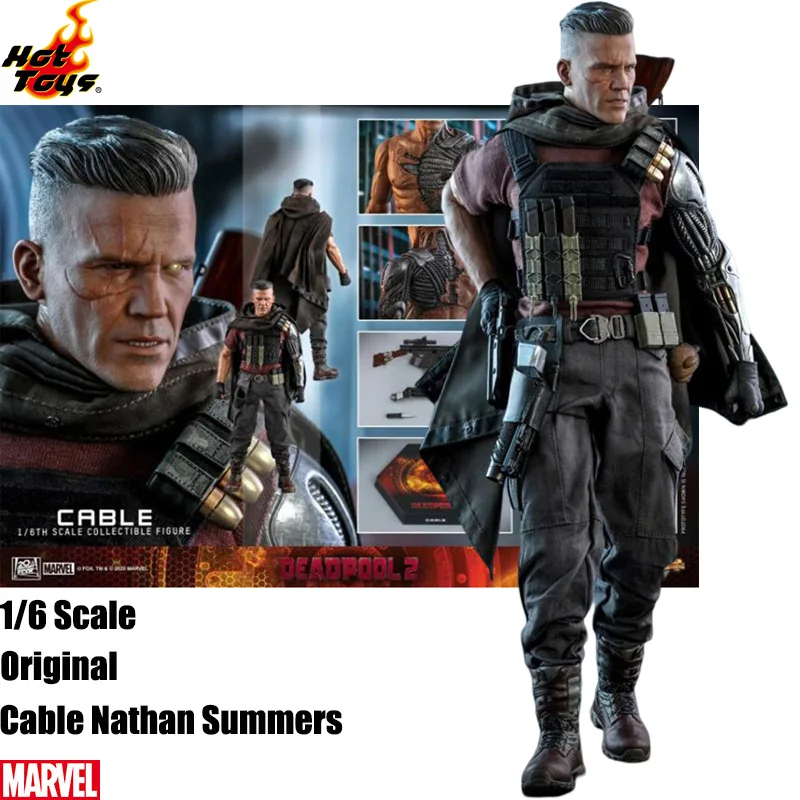 

In Stock Hottoys MMS583 1/6 Scale Collection Figure Deadpool 2 Cable Nathan Summers Anime Action Figures Model Collection Toys