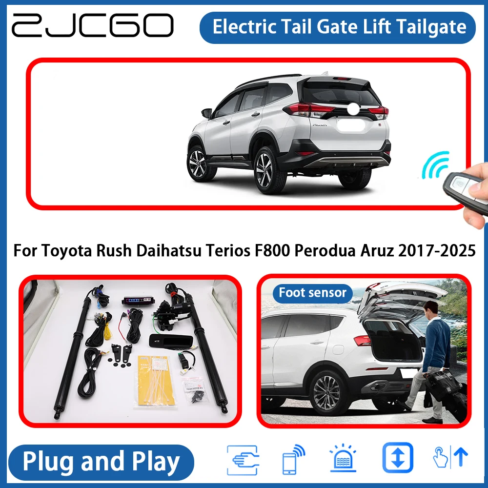 Фото Для Toyota Rush Daihatsu Terios F800 Perodua Aruz 2017-2025 Автоматический подъемник задней двери с электроприводом, электрический подъемник задней двери №1
