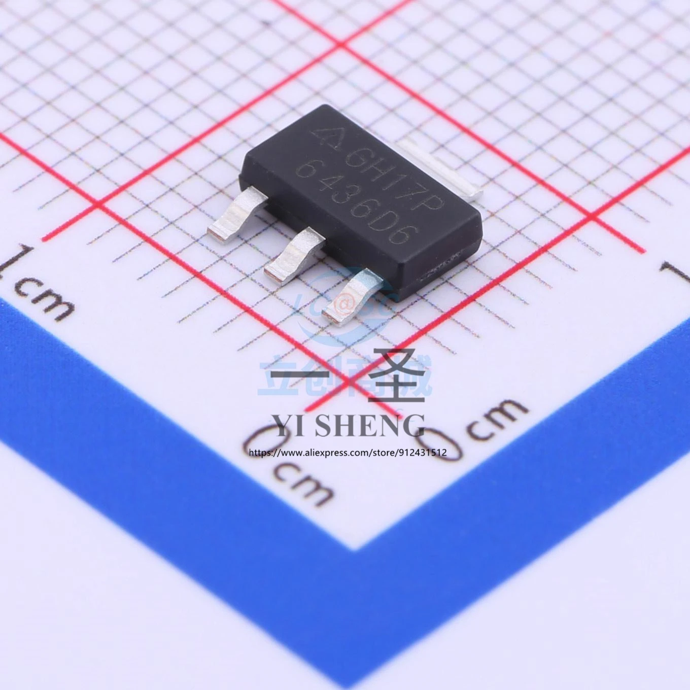

50pcs/Lot AZ1117H-1.2TRG1 AZ1117H SOT-223