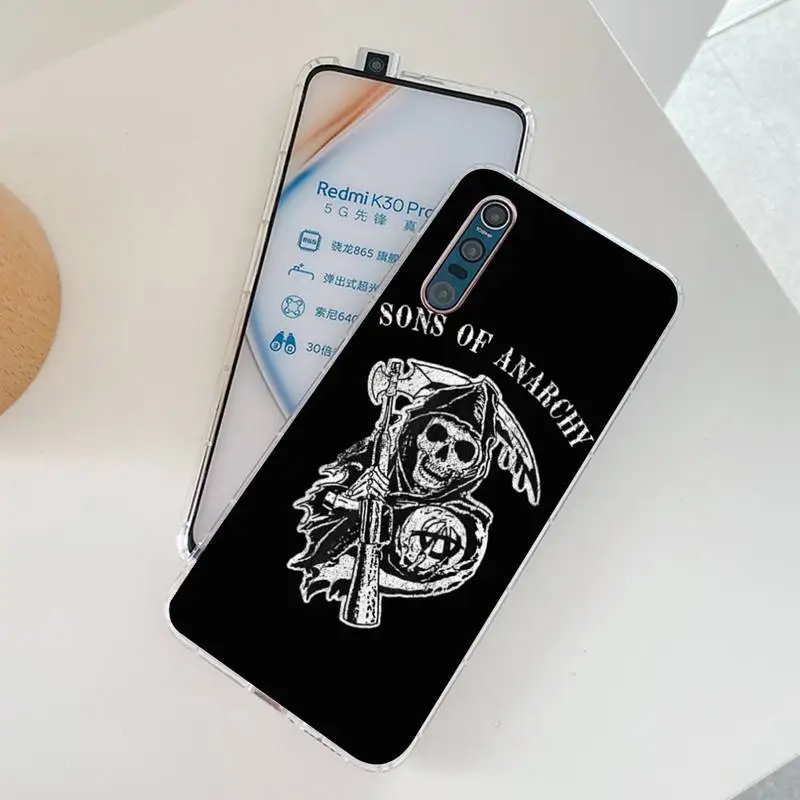 Чехол для телефона с изображением сыновей анархии США ТВ Samsung S21 A10 Redmi Note 7 9 Huawei P30Pro