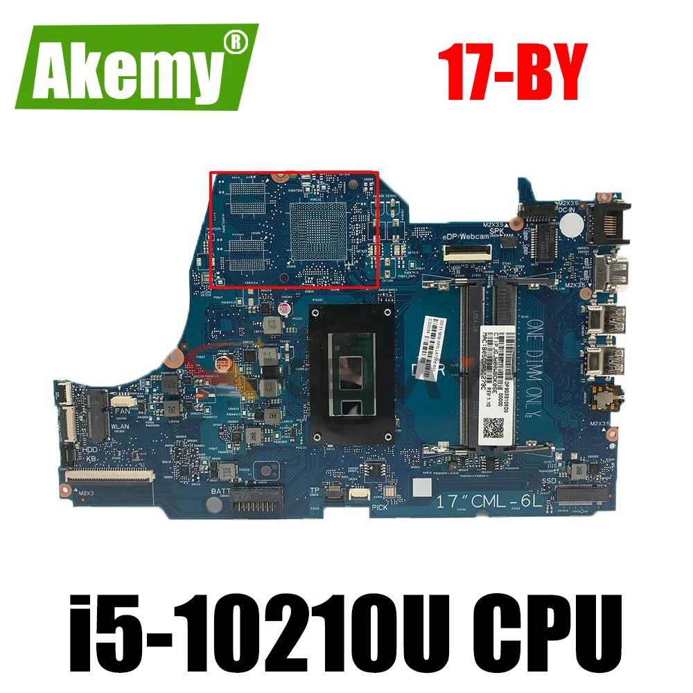 

L67088-601 L67088-001 For HP 6050A3107701 17-BY motherboard mainboard i5-10210U CPU GM UMA
