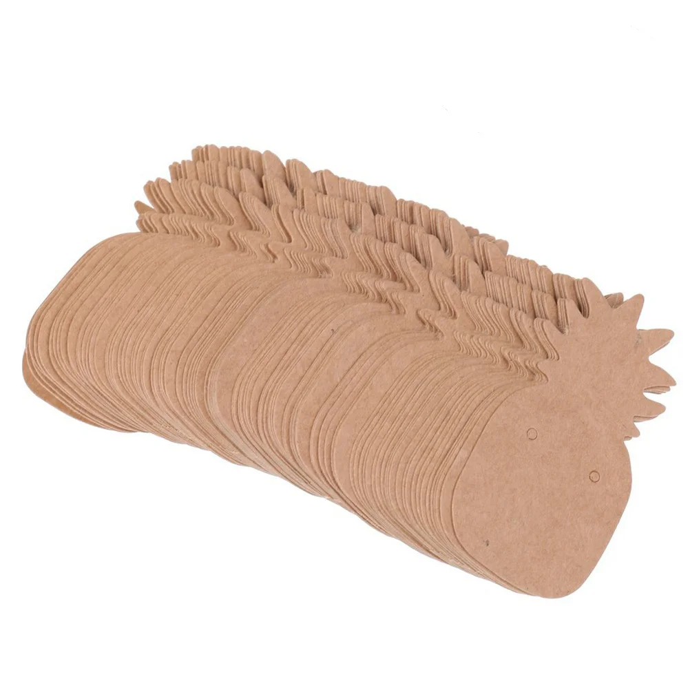 

Earringkraft Display Tags Gift Ear Stud Diy Hanging Custom Holder Pineapple Paper Tag Holdersholescard Jewelry