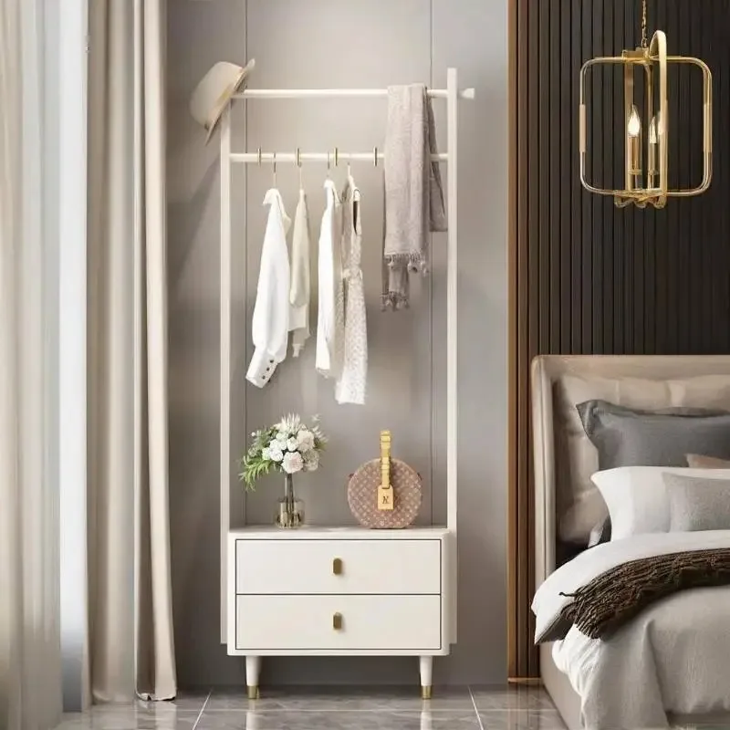 Фото # Напольная вешалка для одежды, большая, для дома, роскошная, экономящая место, органайзер для хранения, мебель для дома №3