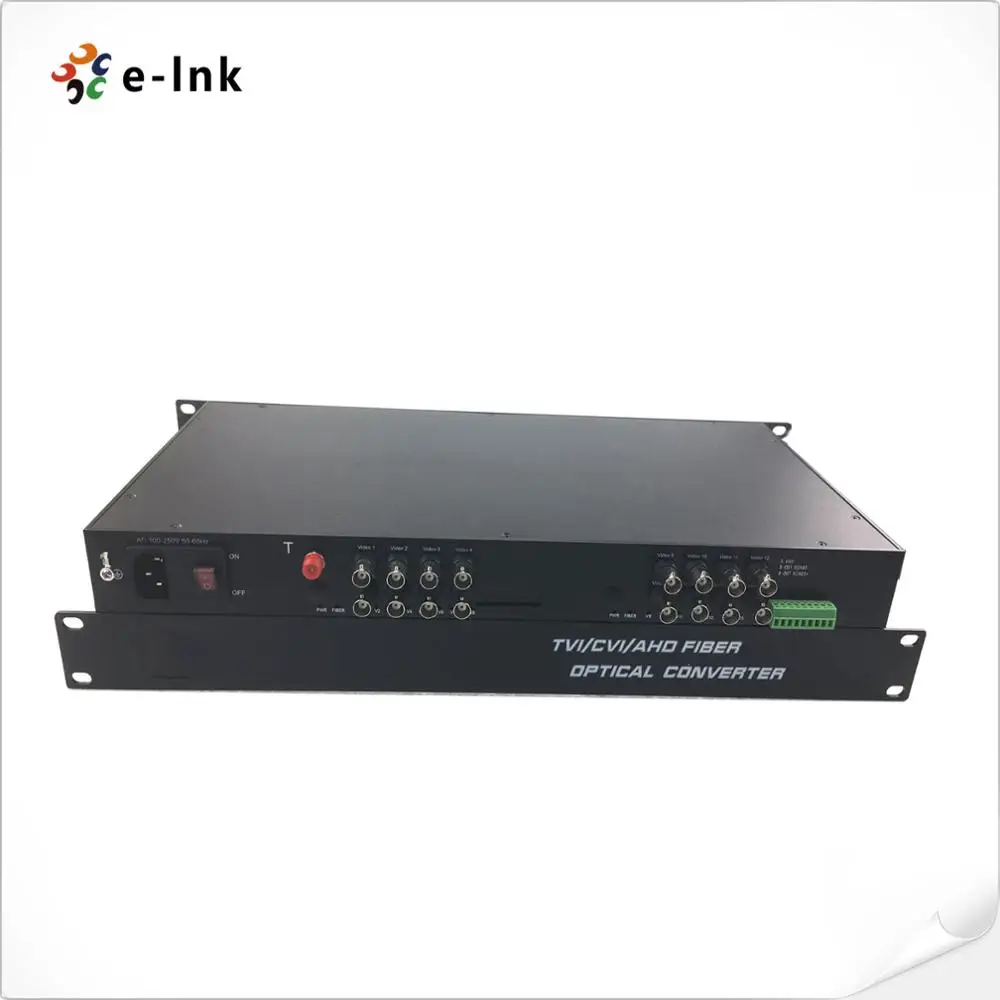 

16 Ch 5MP AHD/HD-CVI/HD-TVI/CVBS 4-in-1 Video over Fiber Converter