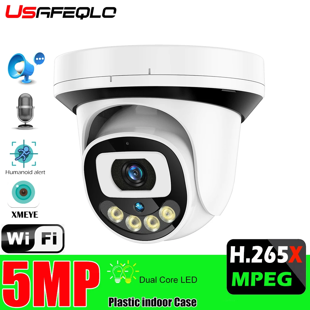 

IP-камера USAFEQLO с поддержкой Wi-Fi, 1080P/5 МП, 5 дБ