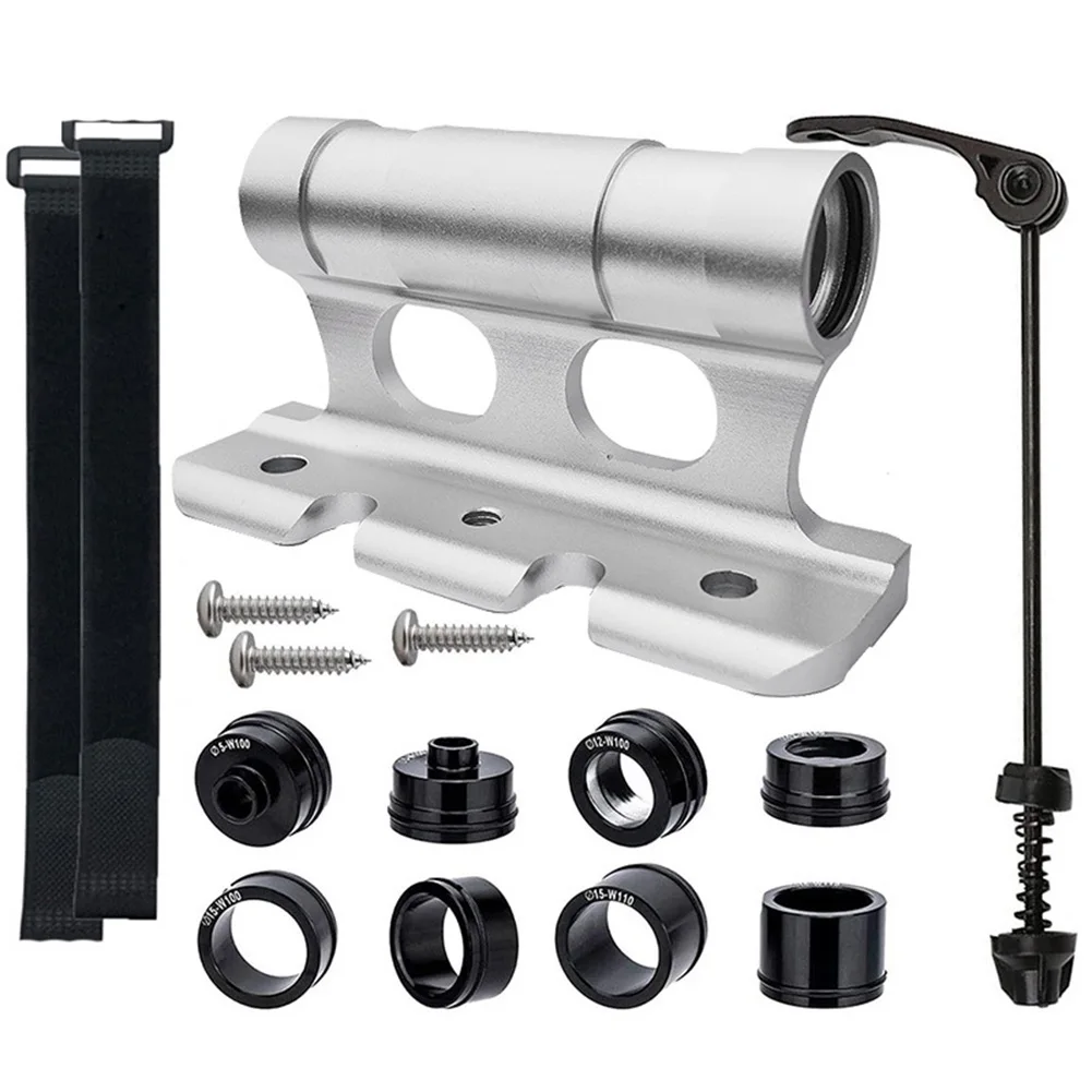 

Car Carrying Bicycle Fixed Front Fork Bracket Quick Release Lever Screws Car Carry Bicycle Aluminum Alloy Wheel Fixed Bike