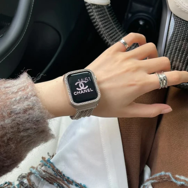 Metal Band For Apple Watch Bracelet 45mm 41mm 44mm 40mm Ultra 49mm Strap IWatch Series 8 7 6 SE 5 4 3 38mm 42mm Accessories