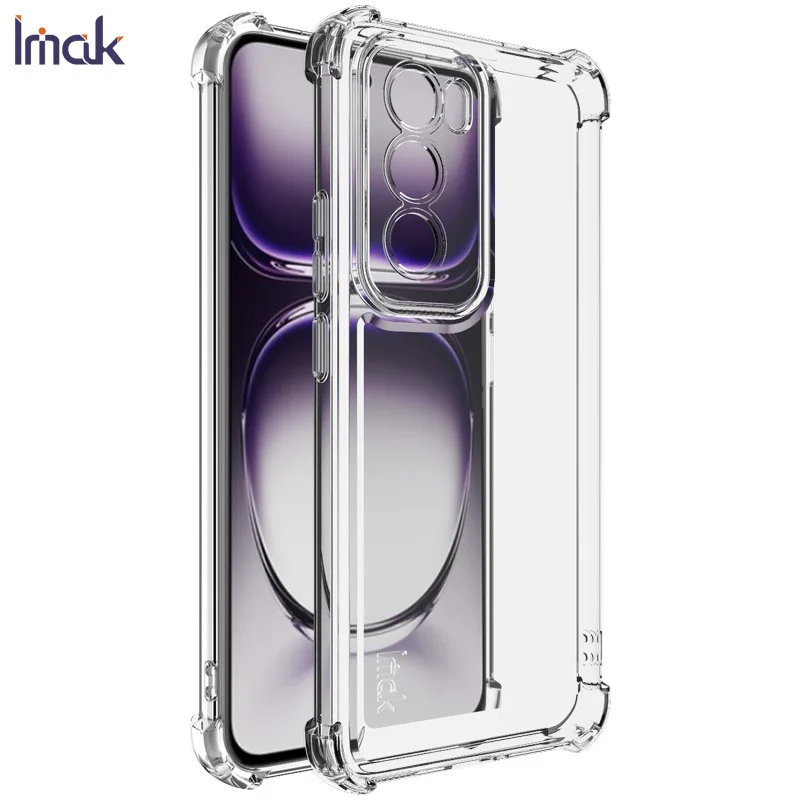Чехол для OPPO Reno 12 Pro 5G серии IMAK UX-4 мягкий чехол с прямой рамкой 11