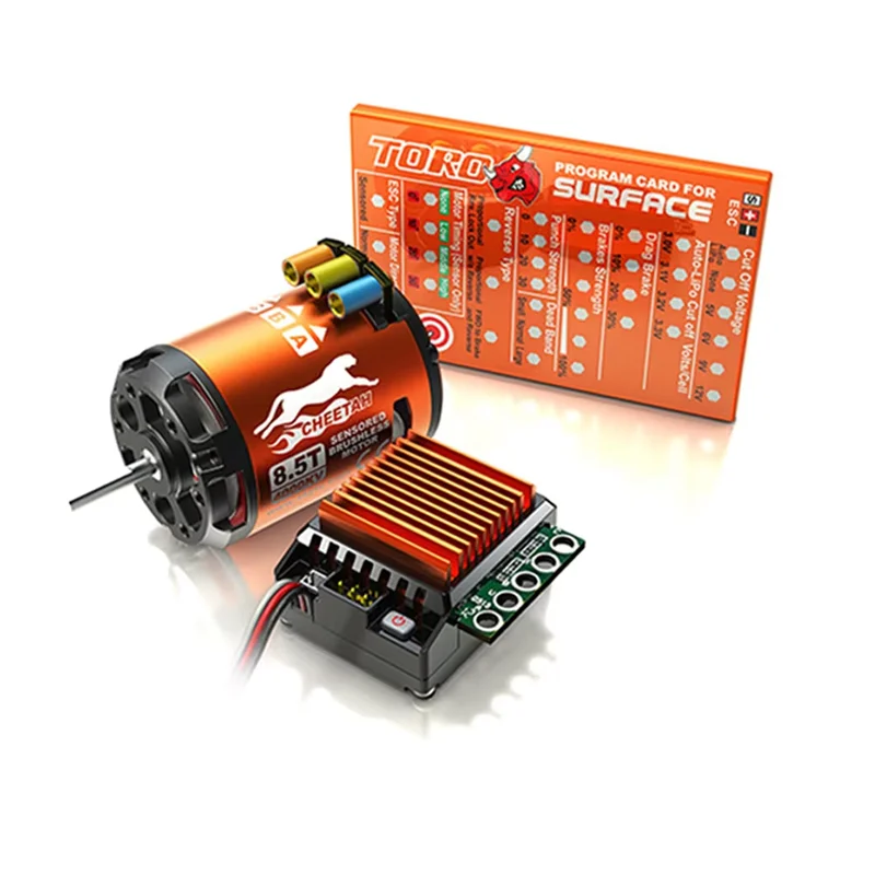SKYRC Cheetah 1/10 CS60 60A Sensored ESC с бесщеточным двигателем 8 5T 4000KV 10 3250KV 13 2590KV 17 1870KV 21 1600KV