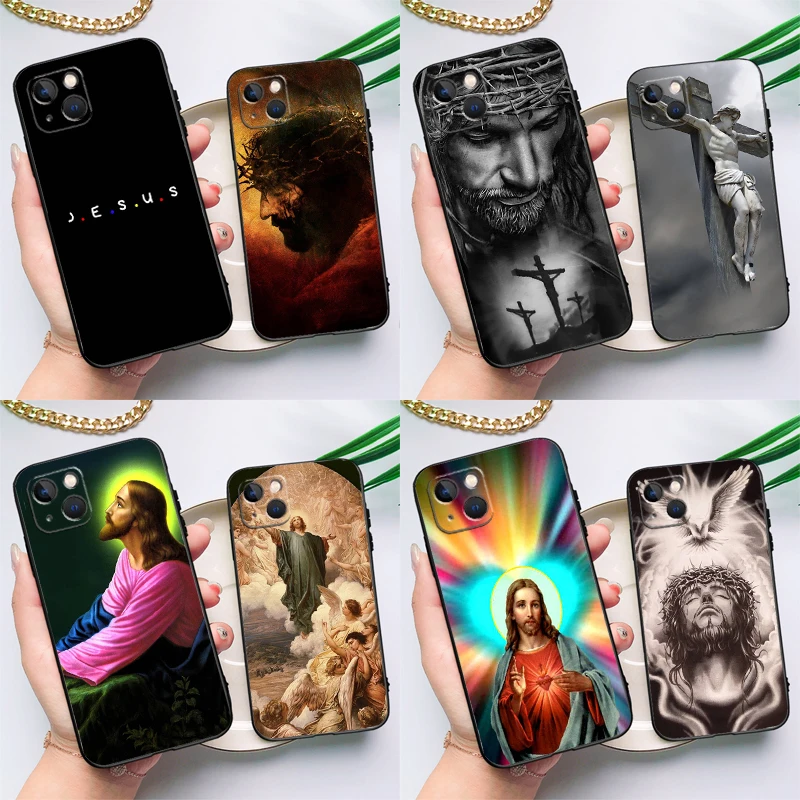 Фото Чехол Jesus For Huawei Nova Y70 Y91 Y90 Y60 Y61 Y72 Y73 3i 7i 8i 11i 12i 9 10 SE P20 P30 P40 Lite №1