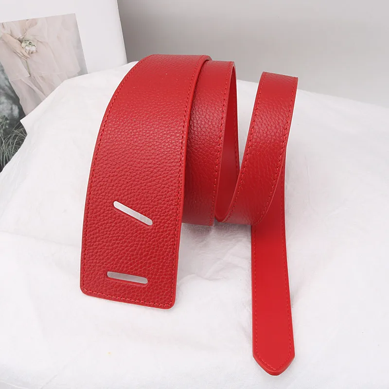 Женские широкие ремни высокого качества с узлом из мягкой натуральной кожи