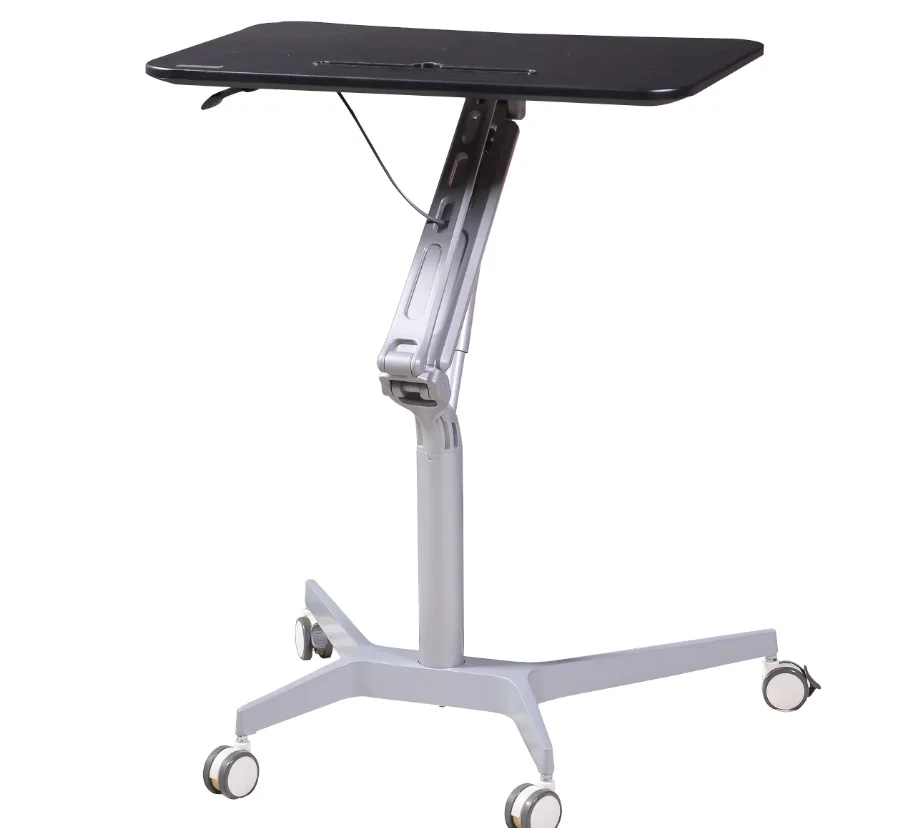 

2022 New Computer Desk Movable Pneumatic Lifting Desk Standing Workbench Sofa Laptop Desk Rostrum Bedside Table Dining Table
