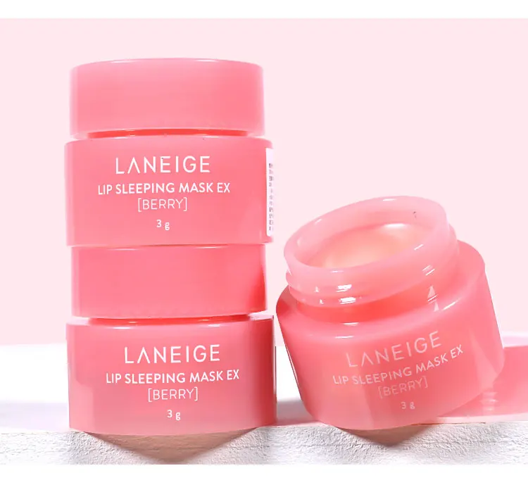 

3g South Korea lip care sleep mask night sleep maintenance Moisturizing Lip Gloss Pink Lip bleach cream Nourishing Lip Care