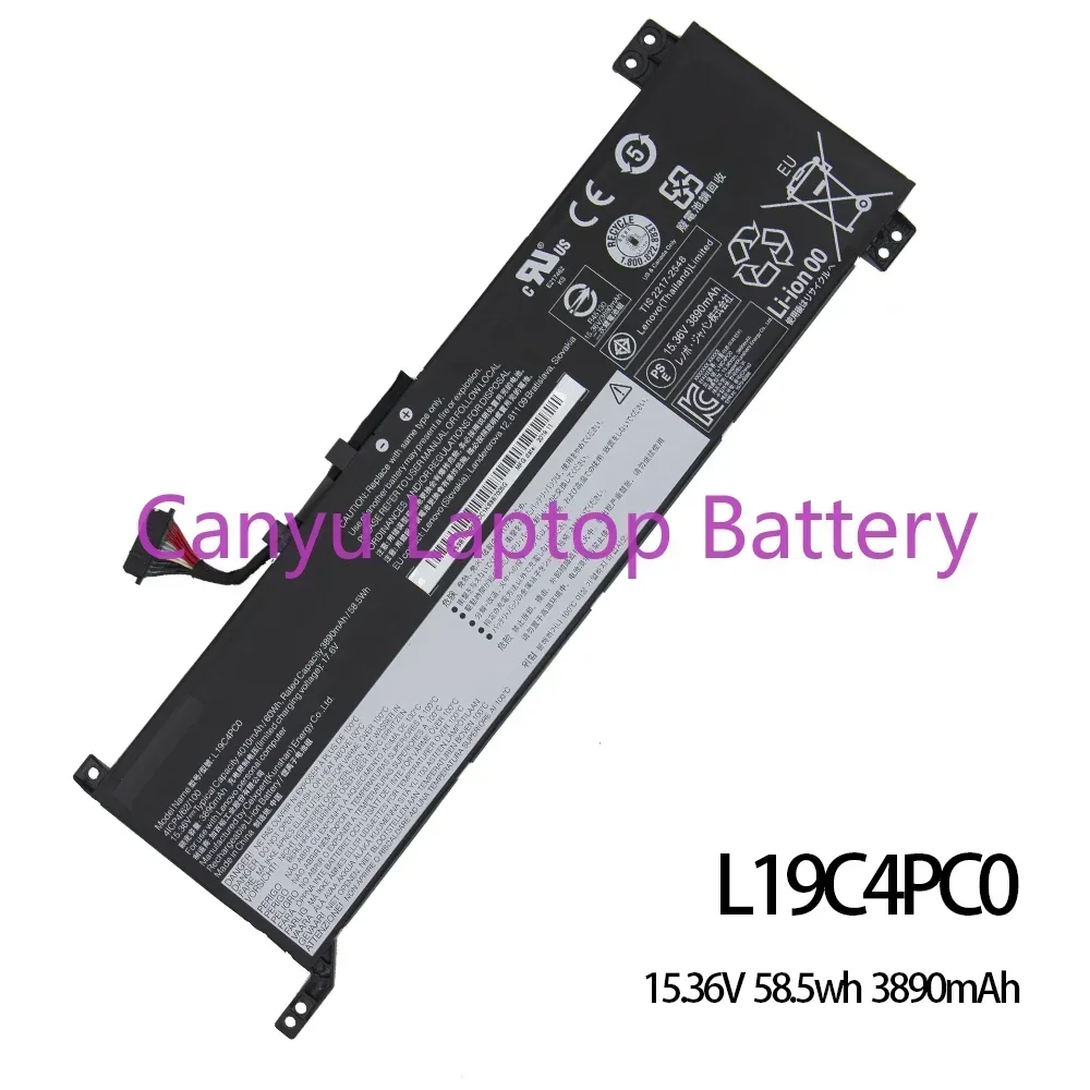 L19M4PC0 L19C4PC0 L19L4PC0 L19SPC0 For Lenovo Legion 5 15I 15IMH05H Y7000 R7000 2020 15.36V 60wh 3890mAh New Laptop battery