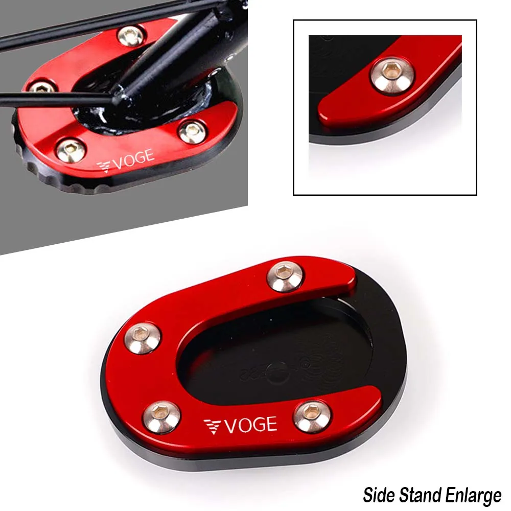 

For Loncin VOGE 250RR 250 RR 300DS 300AC 300RR 300R 300 DS AC RR R Kickstand Foot Side Stand Enlarge Extension Pad Support Plate