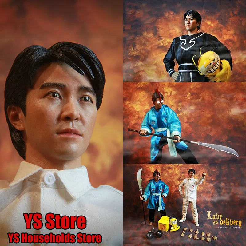 Оригинальная модель ретро-фильма в наличии MiVi MV-033 1/6 Stephen Chow, игрушки, 2 головки, тела, 12 дюймов, полный набор кукол