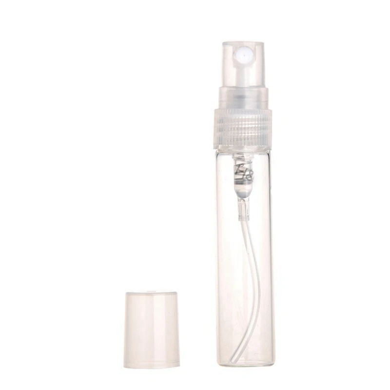

75Pcs Mini 5Ml Glass Refillable Travel Perfume Empty Bottle Atomizer Pump Spray