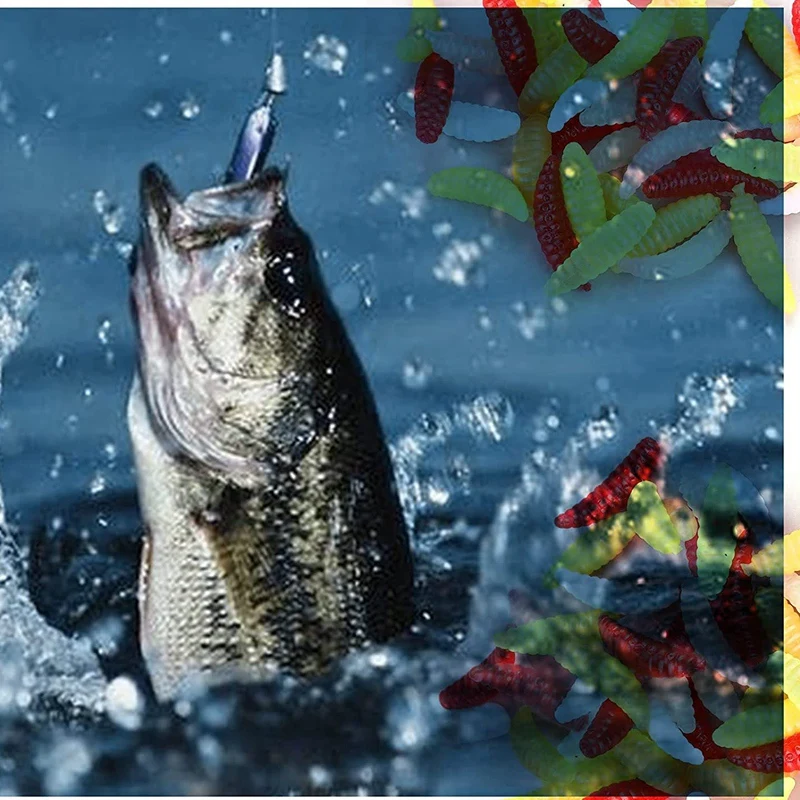 Набор рыболовных приманок в виде червя набор искусственных качественные мягкие