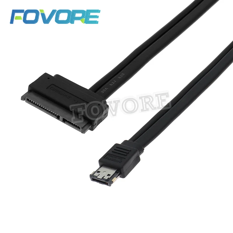 Двойной силовой eSATA USB 12 В 5 в комбинированный к 22-контактному SATA жесткому