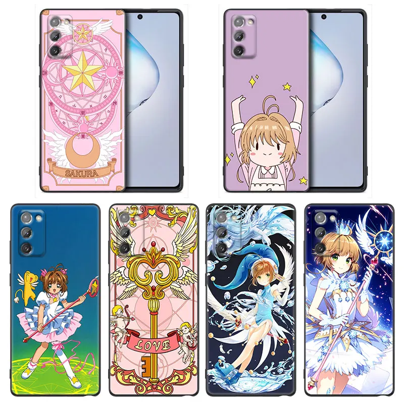 

Anime Girl Card Captor Sakura Sumsung M31 Cover For Galaxy M30S M51 M21 M62 M32 M23 Case For Samsung Note 20 Ultra 9 10 Fundas