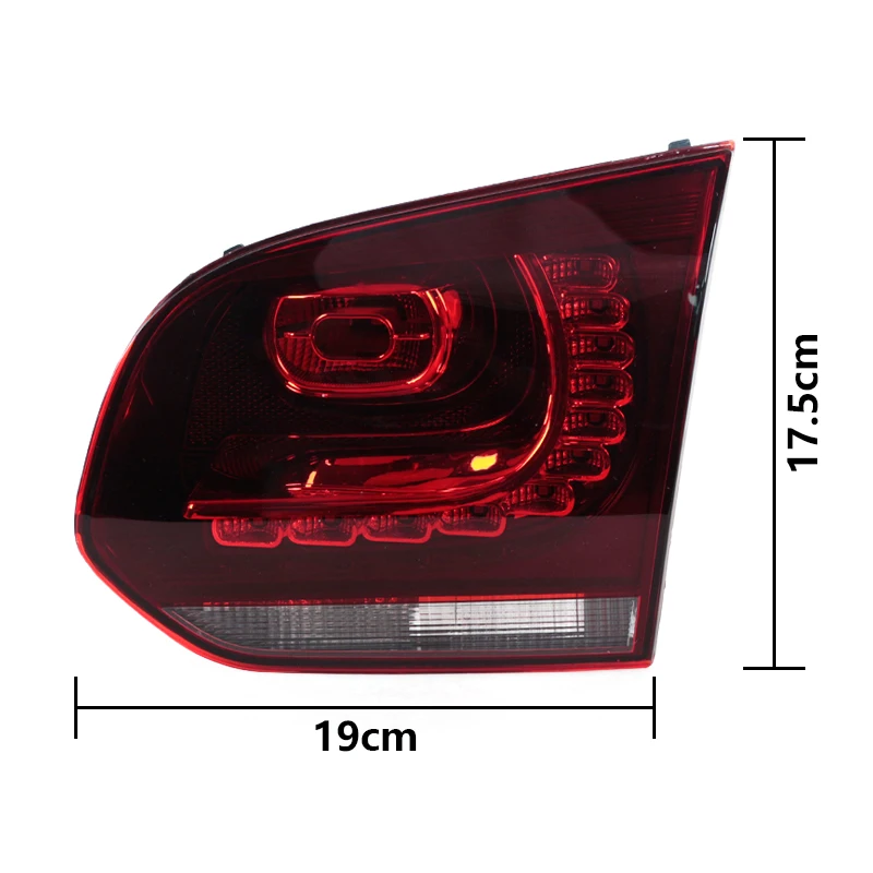 Фото Светодиодный задний фонарь без лампочек для VW Golf 6 R20 GTD GTI 2008-2013, стоп-сигнал 5K0945095P 5K0945093AD, автомобильные аксессуары №2