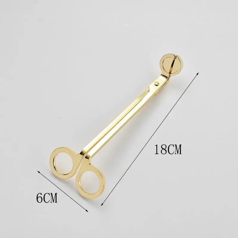 Candle Wick Scissors Extinguisher Stainless Steel Secented Aromatherapy Trimmer Oil Lamp Cover |