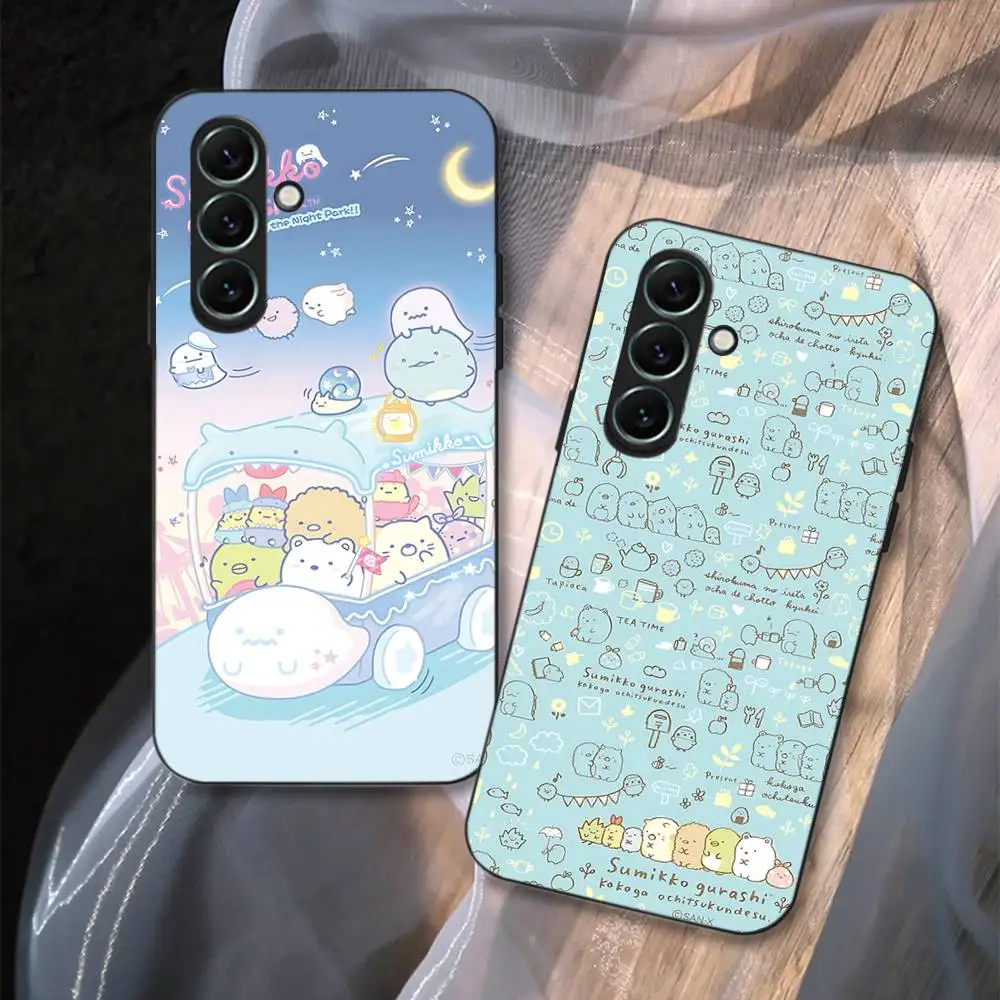 Фото Милый магнитный чехол S-Sumikkogurashis для Samsung S24 FE, S25 Ultra, S20 Lite, S21, S30, S22, S23, S24, S22 Ultra 5G