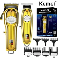 kemei 1984i5s cord cordless hair trimmer professional barber shop electric hair clipper for men metal shell pro haircut machine