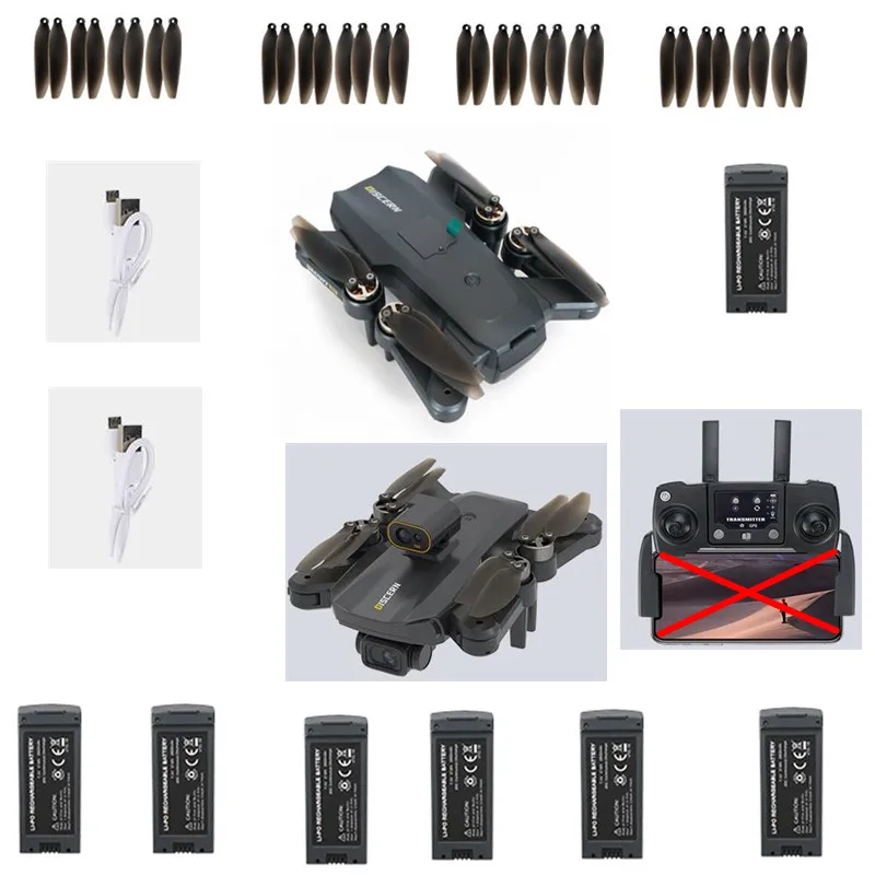 

X21 X-21 4K HD Двойная камера GPS бесщеточный RC Дрон Квадрокоптер запасные части 7,4 в 2800 мАч аккумулятор/пропеллер/контроллер/USB линия/рычаг