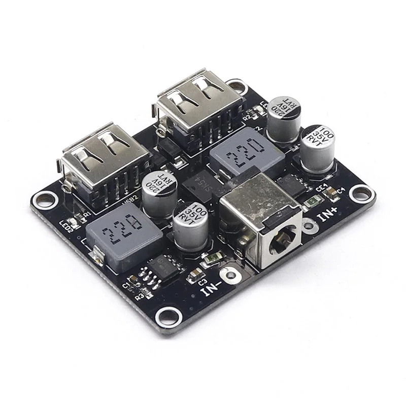 USB QC3.0 QC2.0 DC-DC понижающий преобразователь зарядный модуль 6-32 в 9 12 В 24 для быстрой