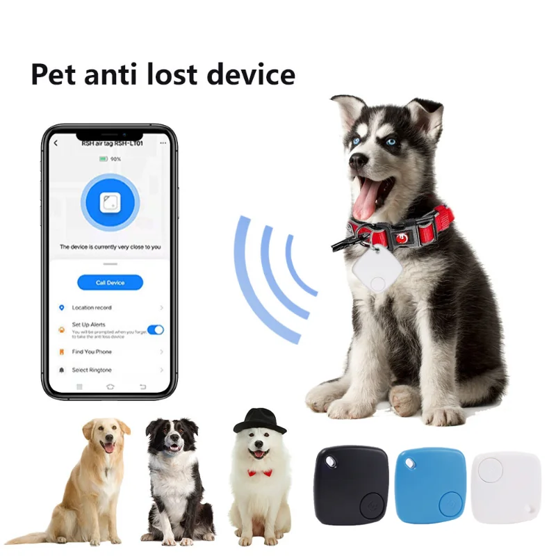 

Mini Fashion Smart Dog Pet Bluetooth 4.0 GPS Tracker Anti Lost Alarm Tag Wireless Kids Bag Wallet Key Finder Locator