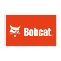 3x5 ft bobcat flag diesel power excavator banner for decor