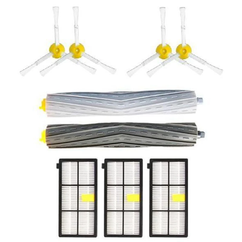 

Main Brush Side Brush Filter For 870/871/880/980/990 Vacuum Cleaner Replacement Parts Kit