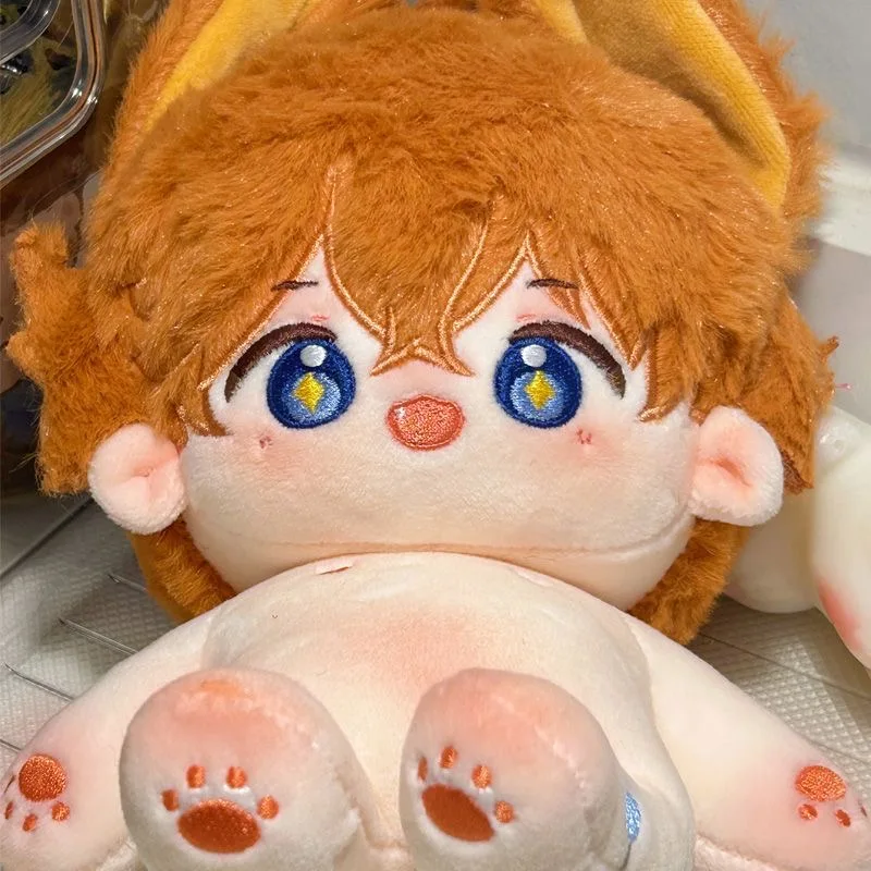 

Kawaii Game Tartaglia Genshin Impact Cosplay 20CM Soft Plush Doll Cute Dress Up Clothes Anime Lovely Christmas Gift