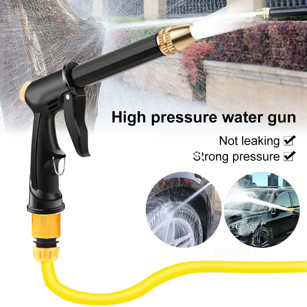 

Adjustable High Pressure Cleaning Gun Patterns Car Wash Machine Garden Watering Hose Nozzle Sprinkler Universal Car Washing Kit