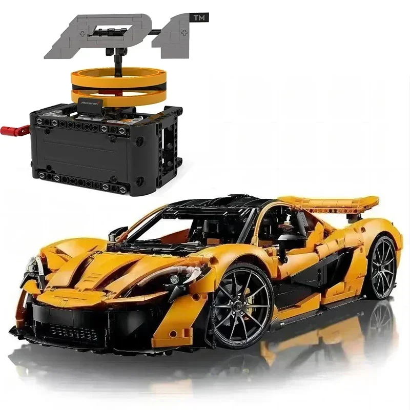 Фото Stock3893 шт. Технические 42172 P1 Super Racing Строительные блоки 1:8 Модель Супер спортивные автомобили Кирпичные игрушки для мальчиков Рождественский подарок на день рождения №2