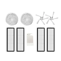 9pcs for xiaomi dreame w10w10 pro vacuum cleaner parts washable mop cloth filter side brush household cleaning kit