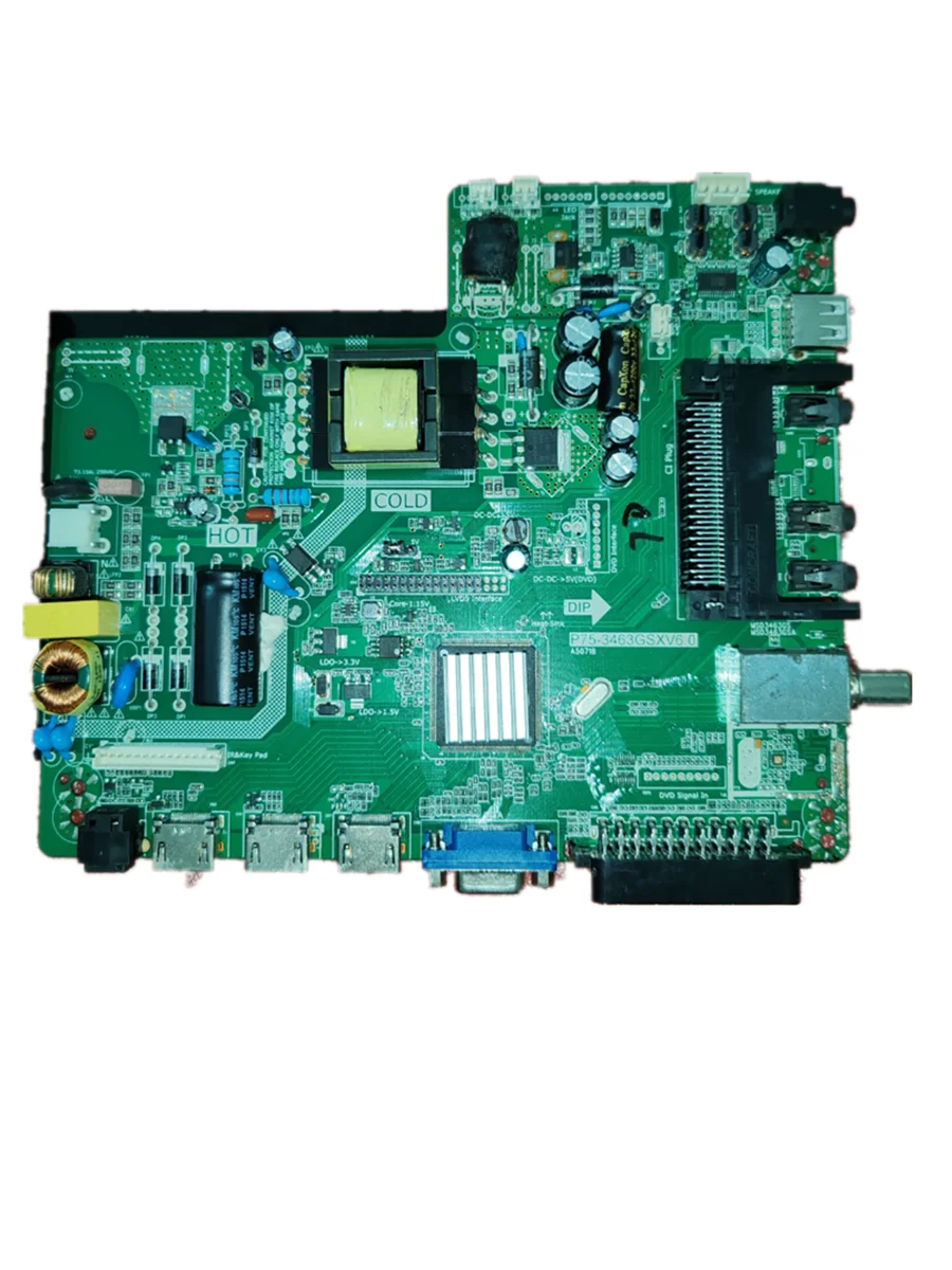 P75-3463GSXV6.0 Новинка! Три в одном материнская плата для телевизора 32H7 65-75 350 мА 65 Вт или