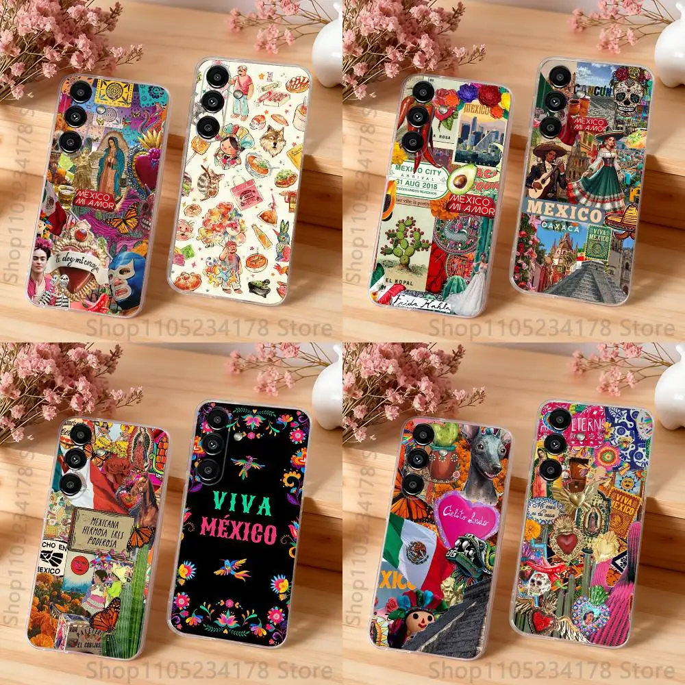 Фото Чехол для телефона Viva Mexico для Samsung S30, S25, S24, S23, S21, S22, S20, S10, 5G, FE, Lite, Plus, Ultra, прозрачный чехол №1