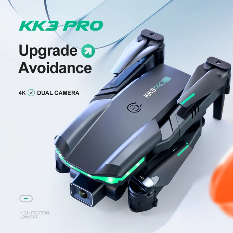 

KK3 Pro drone aerial photography 4k dual camera folding aircraft three-sided obstacle avoidance remote control aircraft