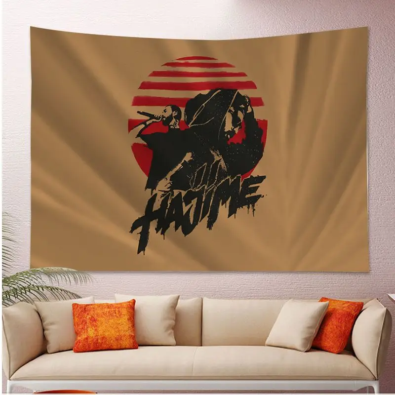 Хаджим Мияги Энди панда хиппи настенные гобелены индийский Будда настенное