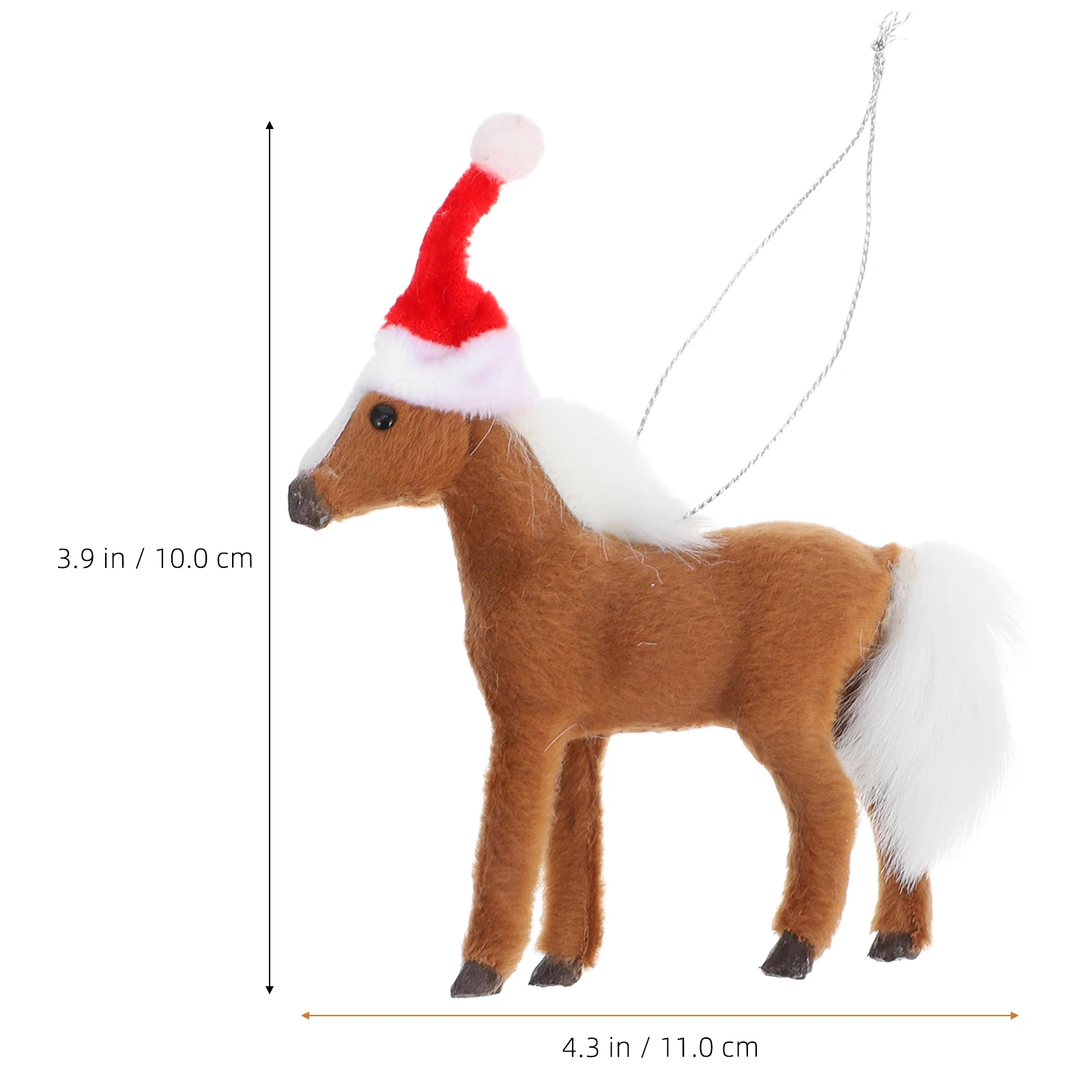 

Пластиковые рождественские украшения лошадки