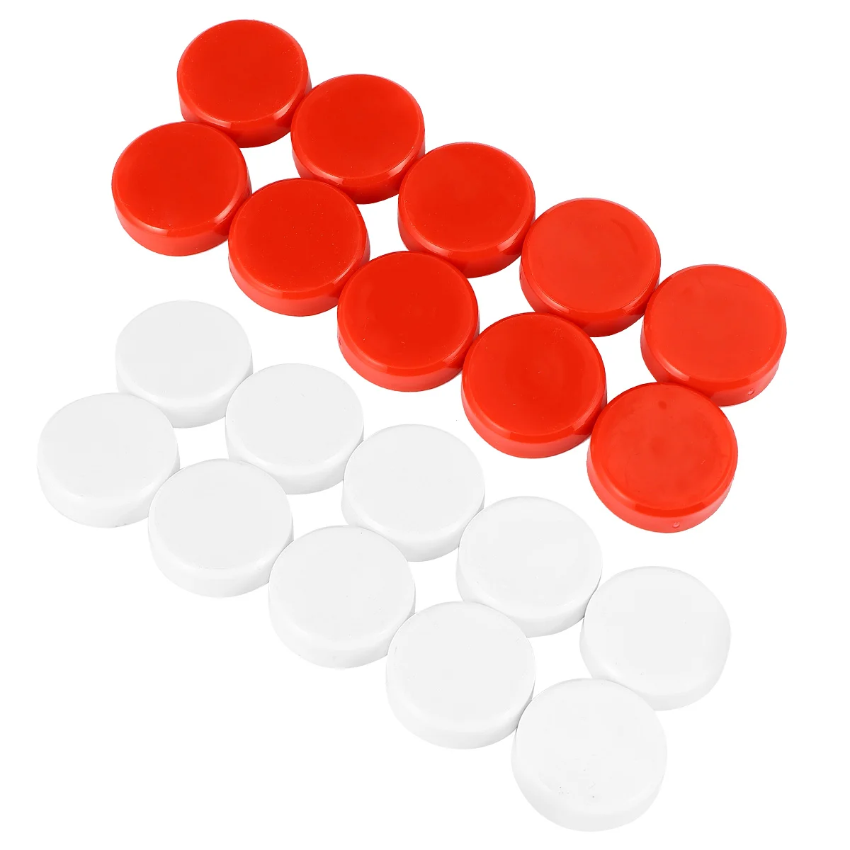 

20pcs Office Magnets Round Refrigerator Magnets Self Adhesive Magnet Discs for DIY Craft Door Whiteboards Lockers Fridge