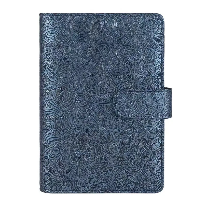 

A6 PU Leather Budget Binder Refillable Notebook for A6 Filler Paper, Loose Leaf Personal Planner Cover with Magnetic Buckle